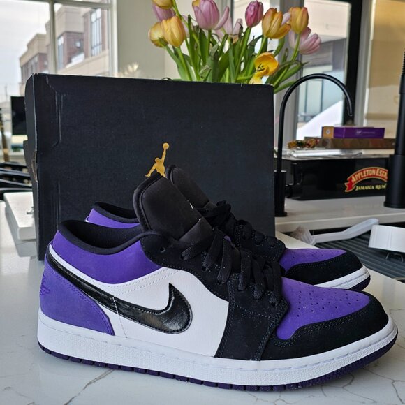 Nike Jordan 1 low court purple - Picture 5 of 10